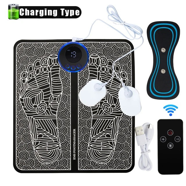 EMS Foot Massage Mat with Remote Control