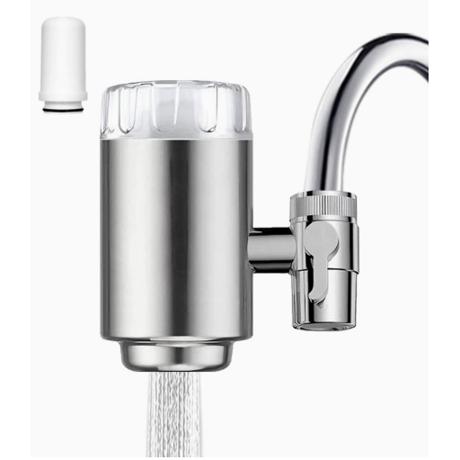 Stainless Steel Household Kitchen Faucet Water Filter and Ceramic Filter