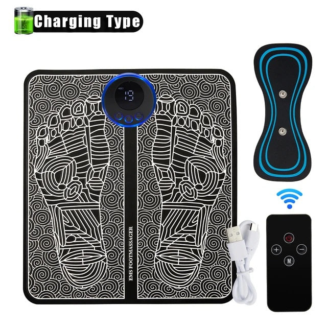 EMS Foot Massage Mat with Remote Control