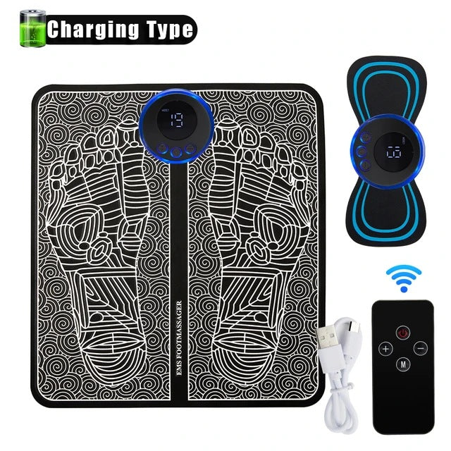 EMS Foot Massage Mat with Remote Control