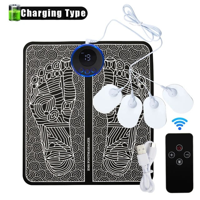 EMS Foot Massage Mat with Remote Control